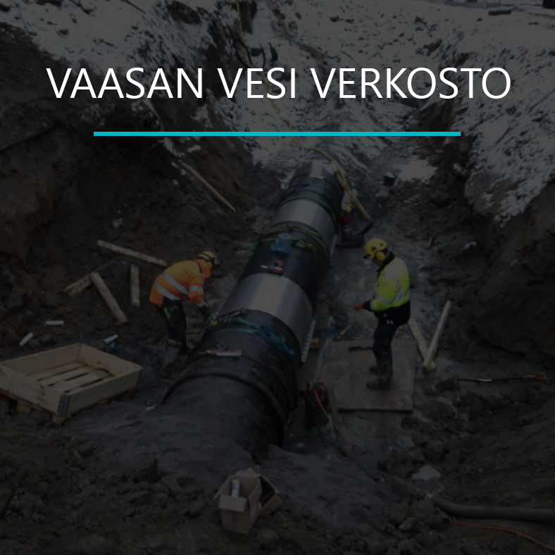 Vaasan vesi verkosto reference